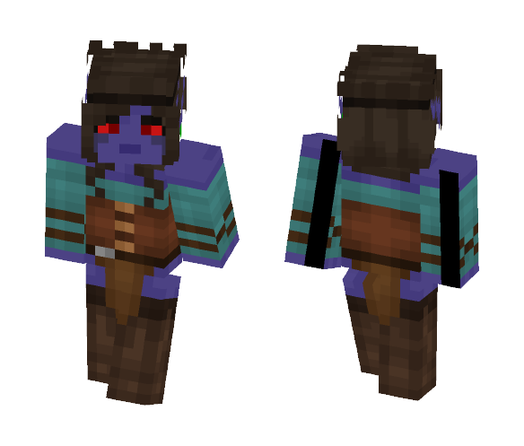 Enara dark elf (upd) - Female Minecraft Skins - image 1