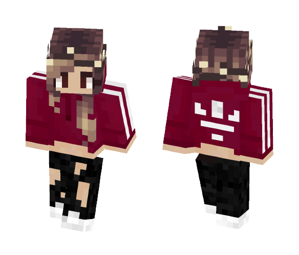 Download Free Adidas Girl Skin for Minecraft image 1 Adidas Girl - Girl Minecraft Skins - image 1