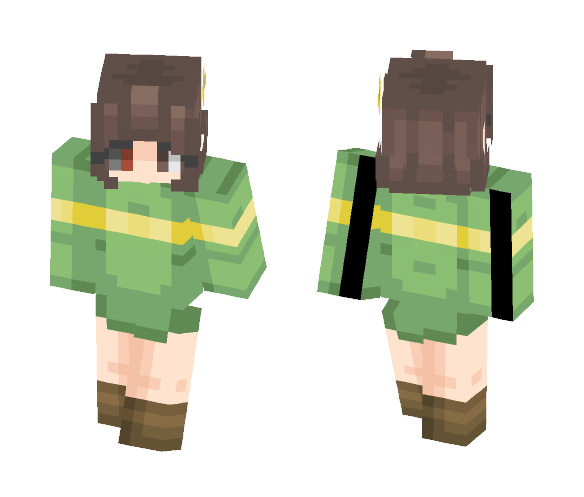 [Chara Undertale] alone - Female Minecraft Skins - image 1
