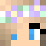 Cute Flower Crown Girl - Cute Girls Minecraft Skins - image 3