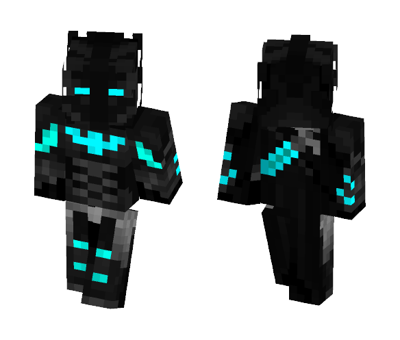 Batman (Aqua Light) - Batman Minecraft Skins - image 1