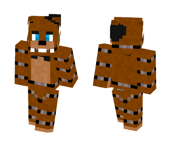 Download Free FNaF 1 Freddy Fazbear skin! Skin for Minecraft image 1 FNaF 1 Freddy Fazbear skin! - Male Minecraft Skins - image 1