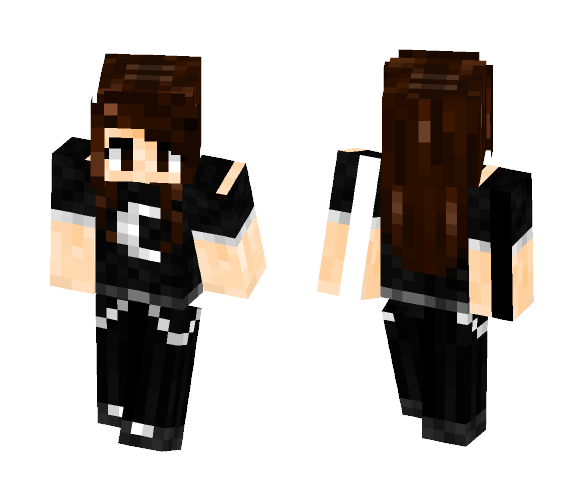 Download Free ♦ I Just Like Wearing Black ♦ Skin for Minecraft image 1 ♦ I Just Like Wearing Black ♦ - Female Minecraft Skins - image 1