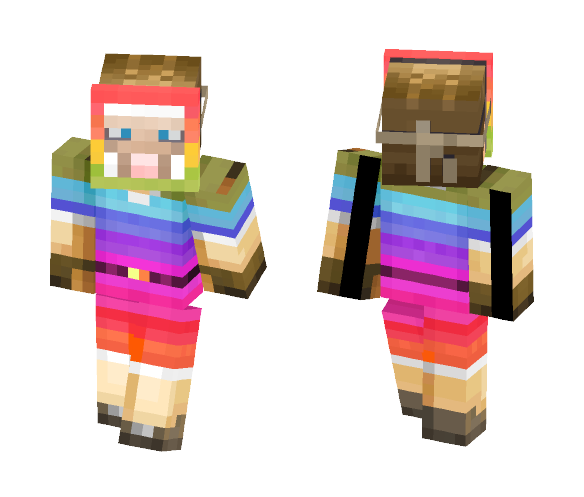 Rainbow Sheep - Male Minecraft Skins - image 1