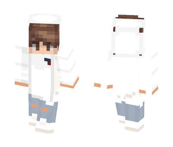 White Hot Boy - Boy Minecraft Skins - image 1