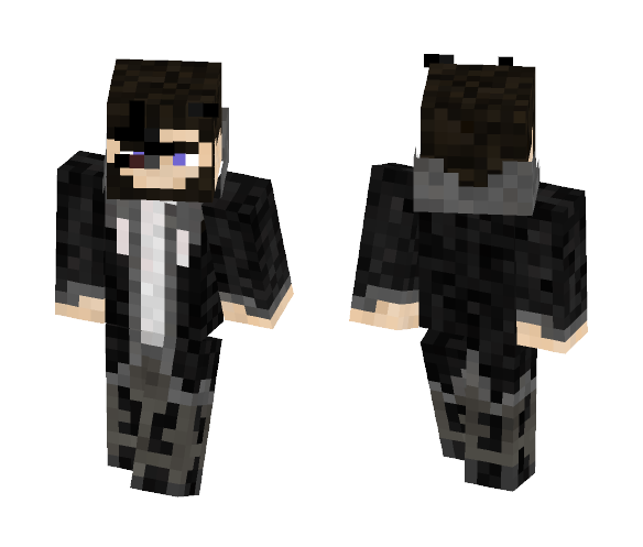 Aiden Pierce- Black coat - Male Minecraft Skins - image 1