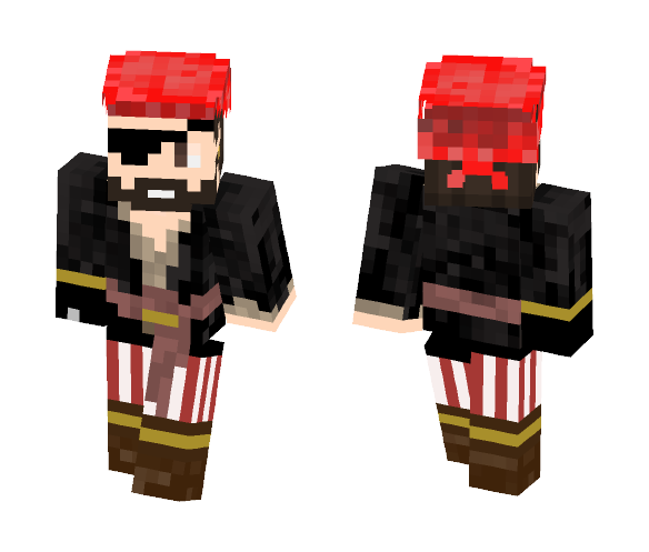 Download Free Captain Euron of the 14 seas Skin for Minecraft image 1 Captain Euron of the 14 seas - Male Minecraft Skins - image 1