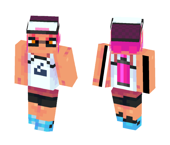 Splatoon 2 Inkling girl - Girl Minecraft Skins - image 1