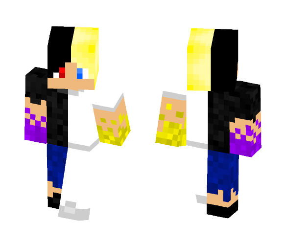 Dark & Light Boy - Boy Minecraft Skins - image 1