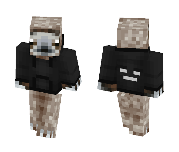 Hoodie Sloth - Male Minecraft Skins - image 1