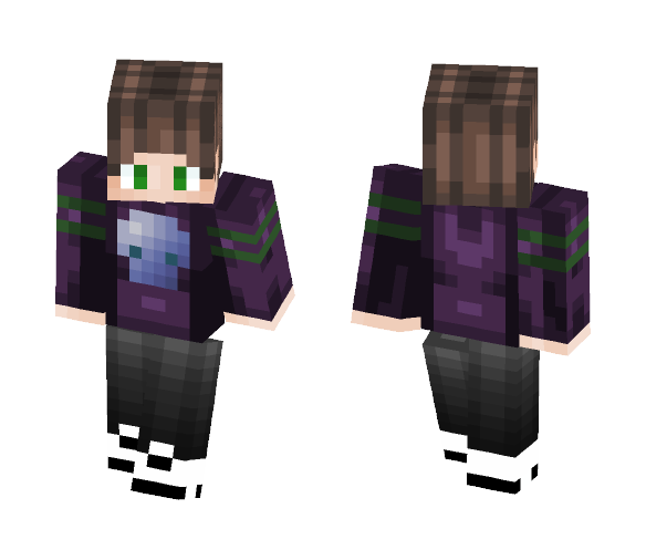 Download Free Skull Shirt Skin for Minecraft image 1 Skull Shirt - Male Minecraft Skins - image 1