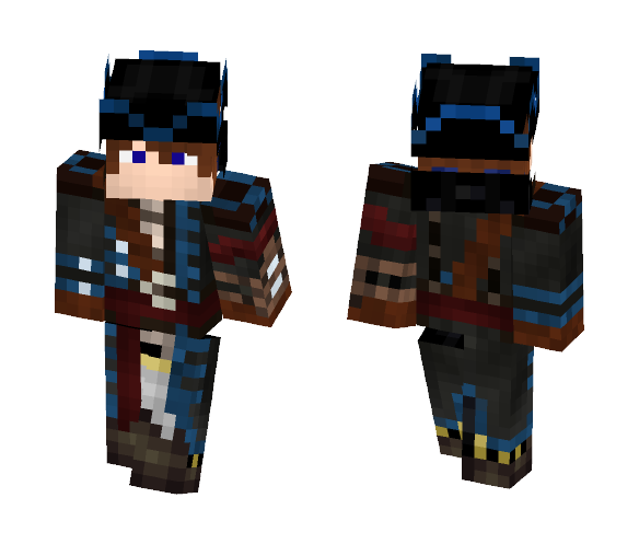 Storm Crow Sky Pirate - Male Minecraft Skins - image 1