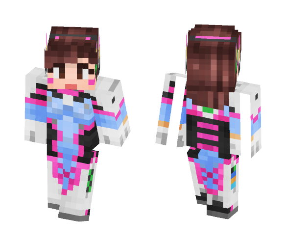 D.Va - Overwatch - Female Minecraft Skins - image 1
