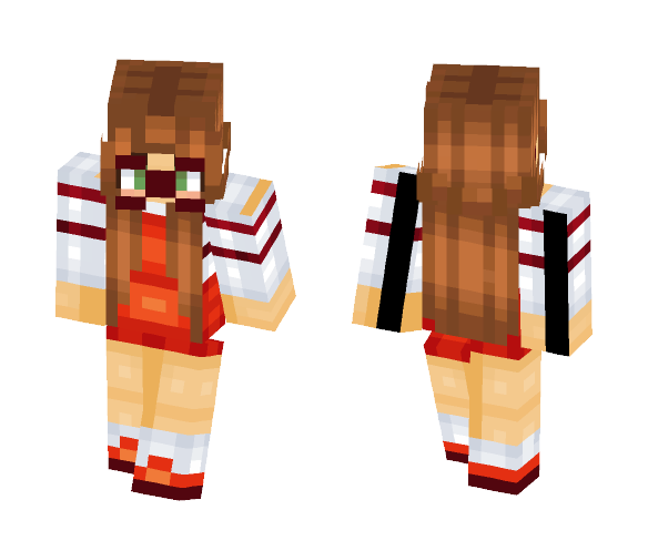 Fire Farmer - Female Minecraft Skins - image 1