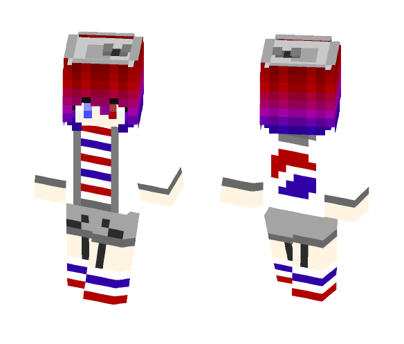 【Pepsi Girl】 - Female Minecraft Skins - image 1