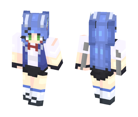 Female Toy Bonnie Human - Female Minecraft Skins - image 1