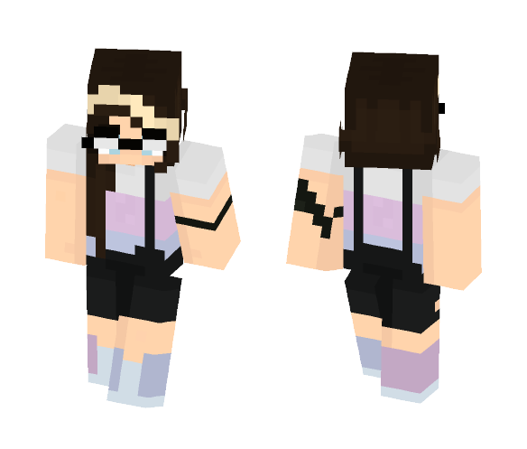 Nerdy Girl - Girl Minecraft Skins - image 1
