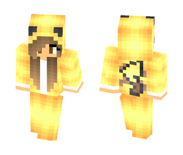 Pikachu Girl - Girl Minecraft Skins - image 1