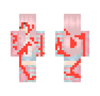 Bleeding Girl - Girl Minecraft Skins - image 2