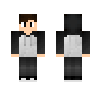Dark hooded teen.