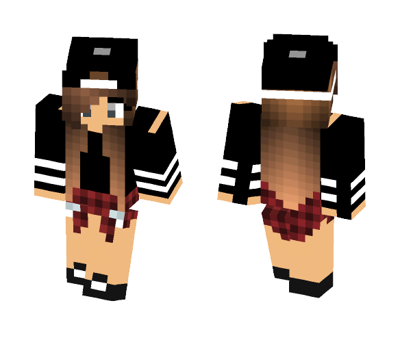 Tomboy Bri | FlowerCh1ld - Female Minecraft Skins - image 1
