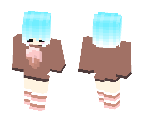 Download Free Napo napo napo napo Neapolitan! Skin for Minecraft image 1 Napo napo napo napo Neapolitan! - Female Minecraft Skins - image 1