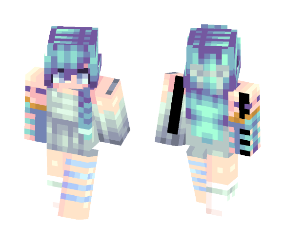Aquamarine - Female Minecraft Skins - image 1