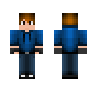 blue sweater boy
