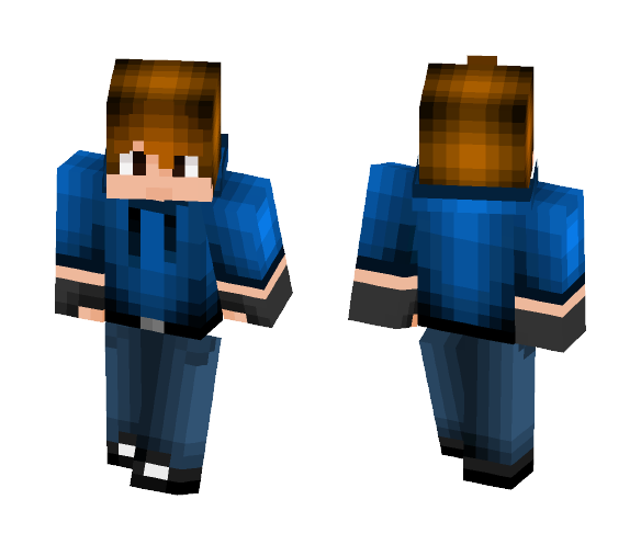 blue sweater boy - Boy Minecraft Skins - image 1