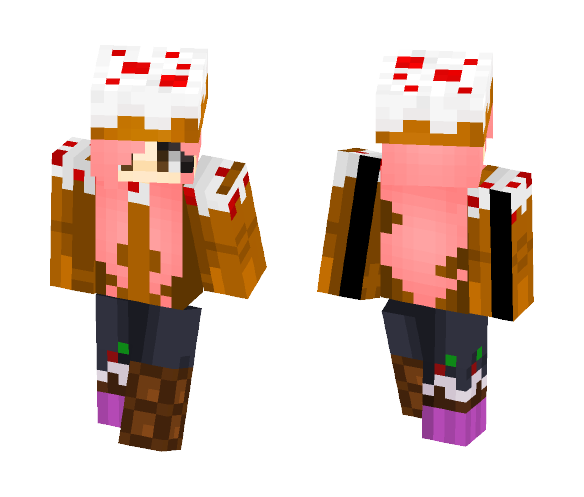 PaintingRainbows Food Skin - Female Minecraft Skins - image 1