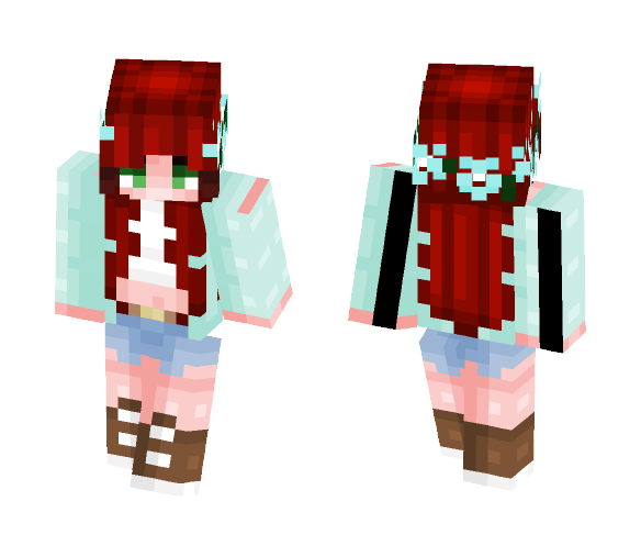 Blue skies - Female Minecraft Skins - image 1