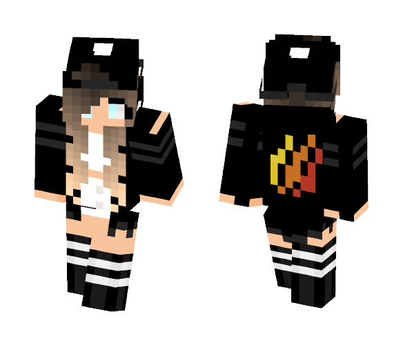 Download Free preston girl Skin for Minecraft image 1 preston girl - Girl Minecraft Skins - image 1