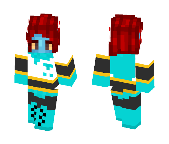 TaleTwist Undyne - Female Minecraft Skins - image 1
