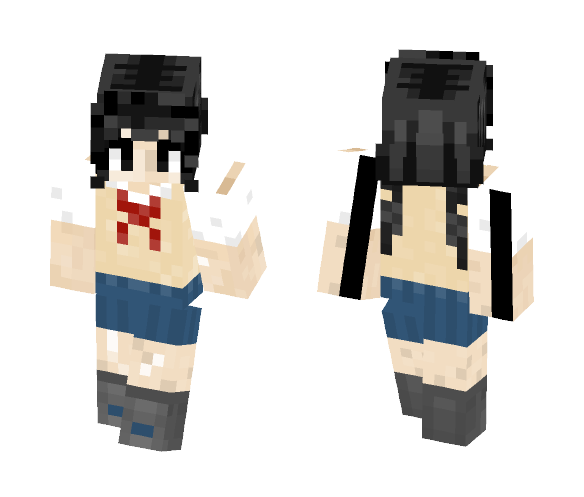 Download Free Japan School Girl Skin for Minecraft image 1 Japan School Girl - Girl Minecraft Skins - image 1