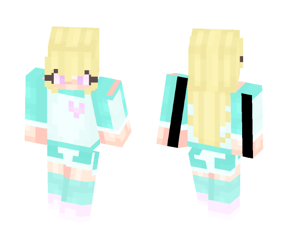 Download Free Girl ? - Emotional_Oreo Skin for Minecraft image 1 Girl ? - Emotional_Oreo - Girl Minecraft Skins - image 1