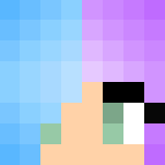 Tie Dye Hair Girl - Color Haired Girls Minecraft Skins - image 3