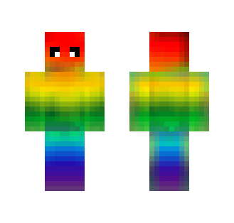 Rainbow Person w/ Eyes - Interchangeable Minecraft Skins - image 2