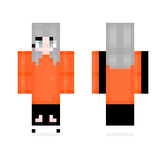 Orange Oversized Shirt~