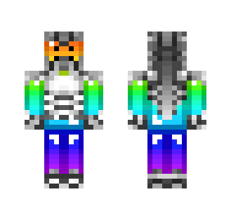 Rainbow in battle amour - Male Minecraft Skins - image 2