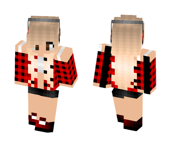 Cute Purple-ish Girl - Cute Girls Minecraft Skins - image 1