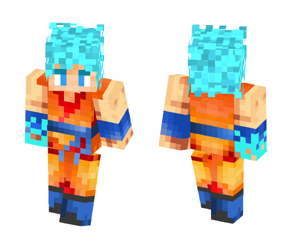 Goku Super Saiyan - Male Minecraft Skins - image 1