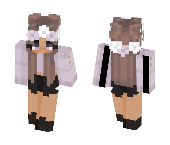 ♡ Purple Summer ♡ - Female Minecraft Skins - image 1