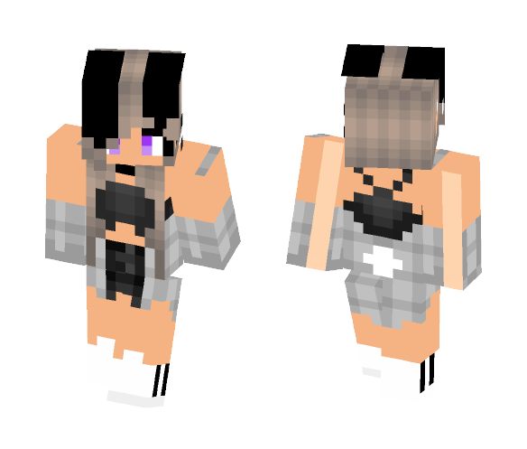 Emo Bunny - Female Minecraft Skins - image 1