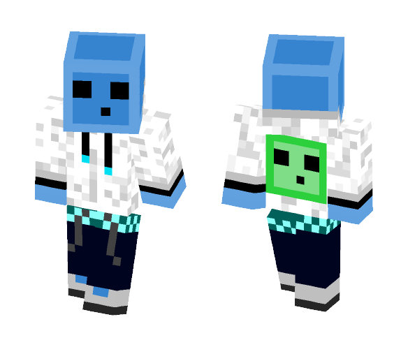 Hoodie Slime - Male Minecraft Skins - image 1