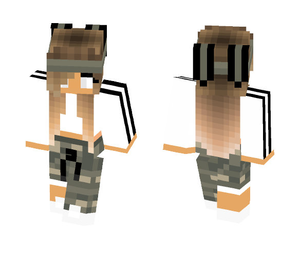 Download Free Cutee Bunny Skin for Minecraft image 1 Cutee Bunny - Female Minecraft Skins - image 1