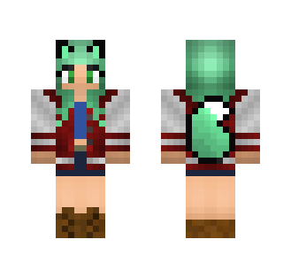 Mint Fox Girl In A Jersey