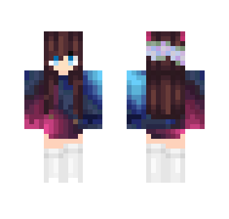 Galaxy cat girl