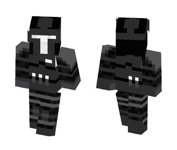 Download Free Futuristic Soldier (Black) Skin for Minecraft image 1 Futuristic Soldier (Black) - Male Minecraft Skins - image 1