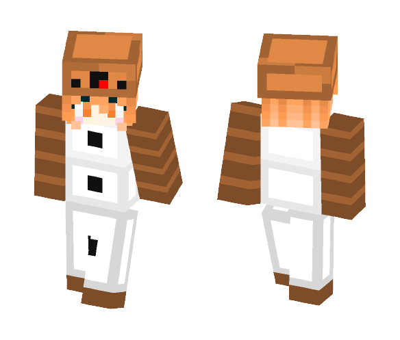 Snow Golem Girl - Girl Minecraft Skins - image 1