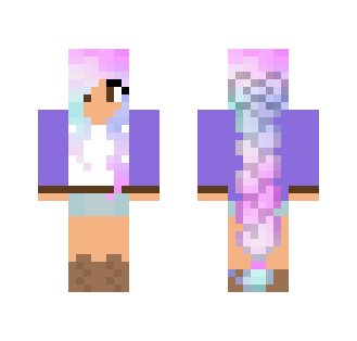 Pastel hair girl